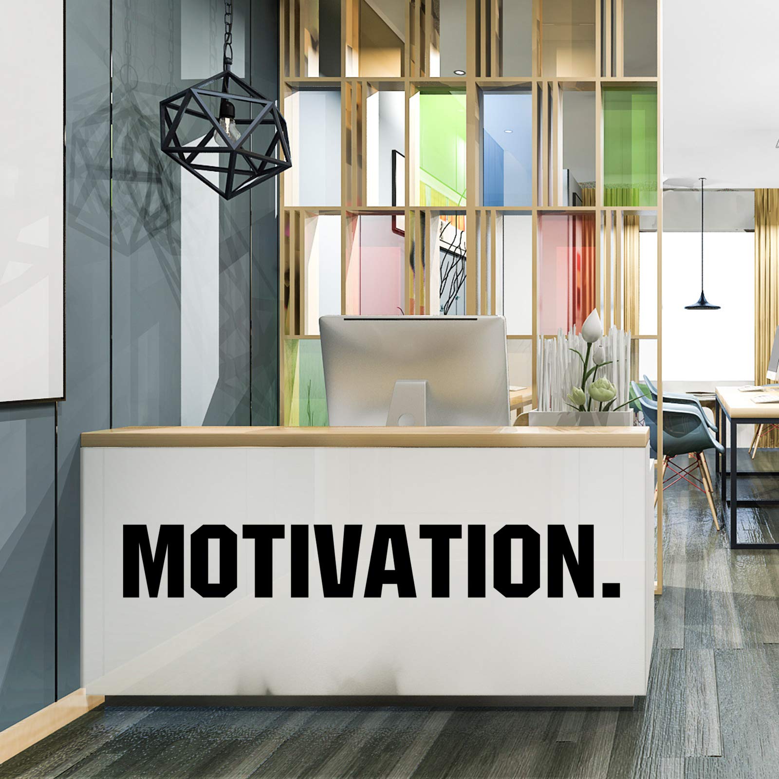 4 Pieces Gym Wall Decal Motivation Vinyl Wall Decals Be Stronger Than Your Excuses Sticker Don'T Wish For It Work For It Large G